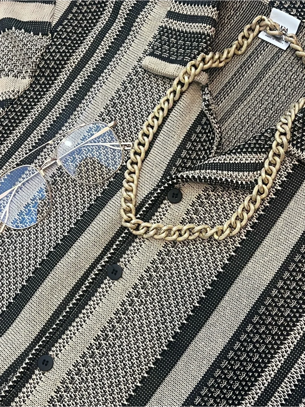 Vintage Avon Textured Gold-Tone Curb Chain Necklace